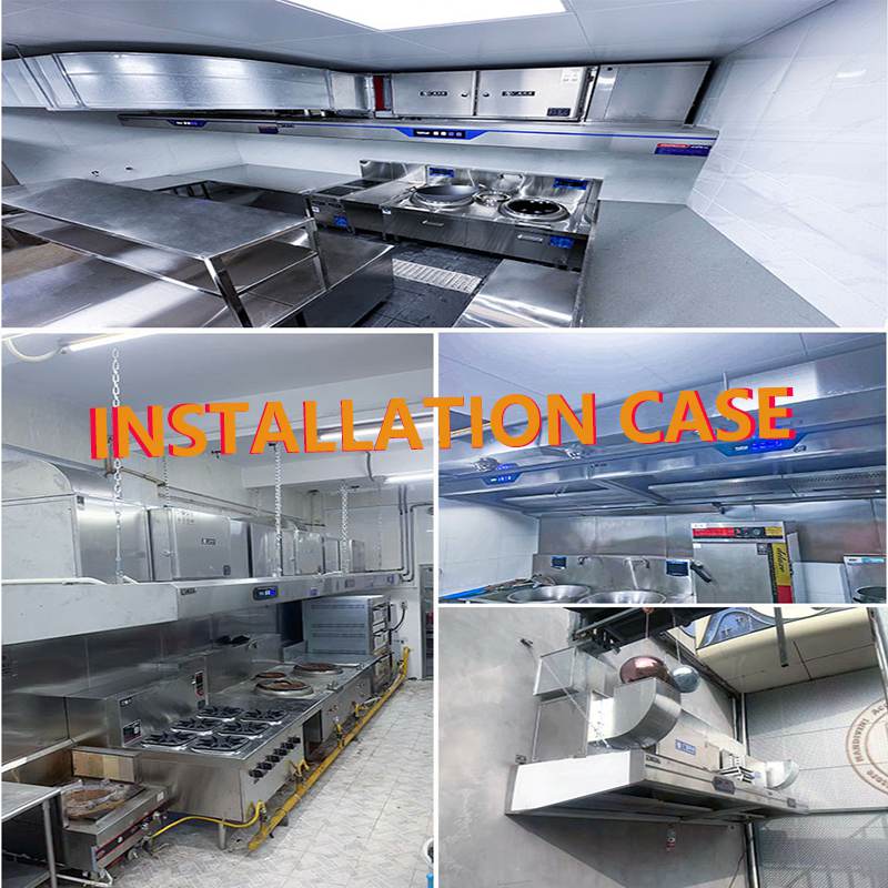 Penghisap Asap Pintar dengan E - Commercial Kitchen Hoods ulasan dan harga