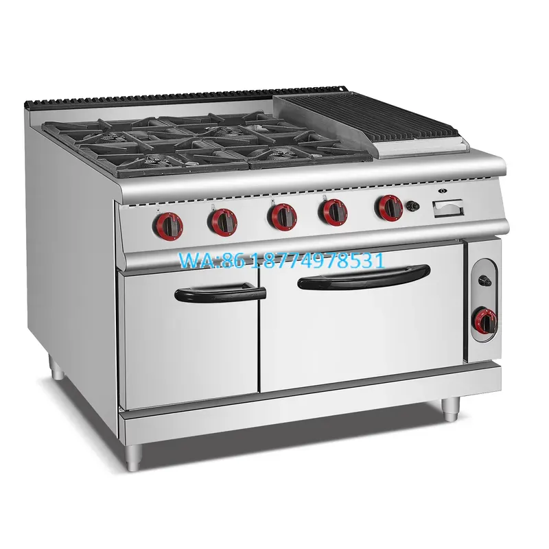 Kompor Gas Komersial Wmwmnu de - Range Commercial Kitchen ulasan dan harga