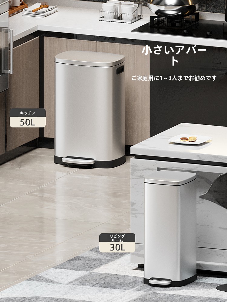 Tempat Sampah Besar Stainless  - Commercial Kitchen Bin ulasan dan harga