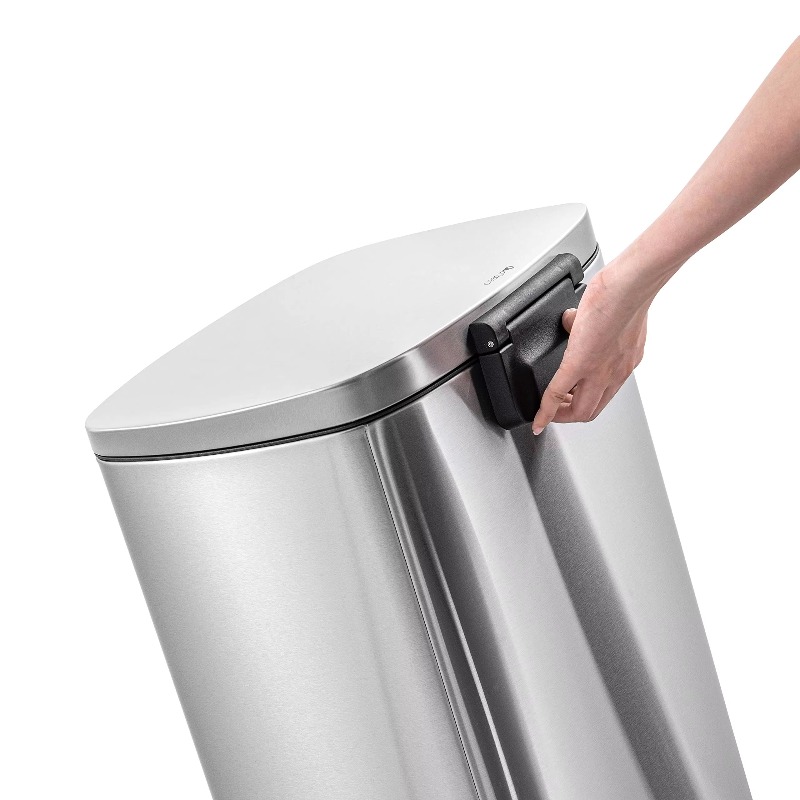Tempat sampah berpenutup lembu - Commercial Kitchen Bin ulasan dan harga