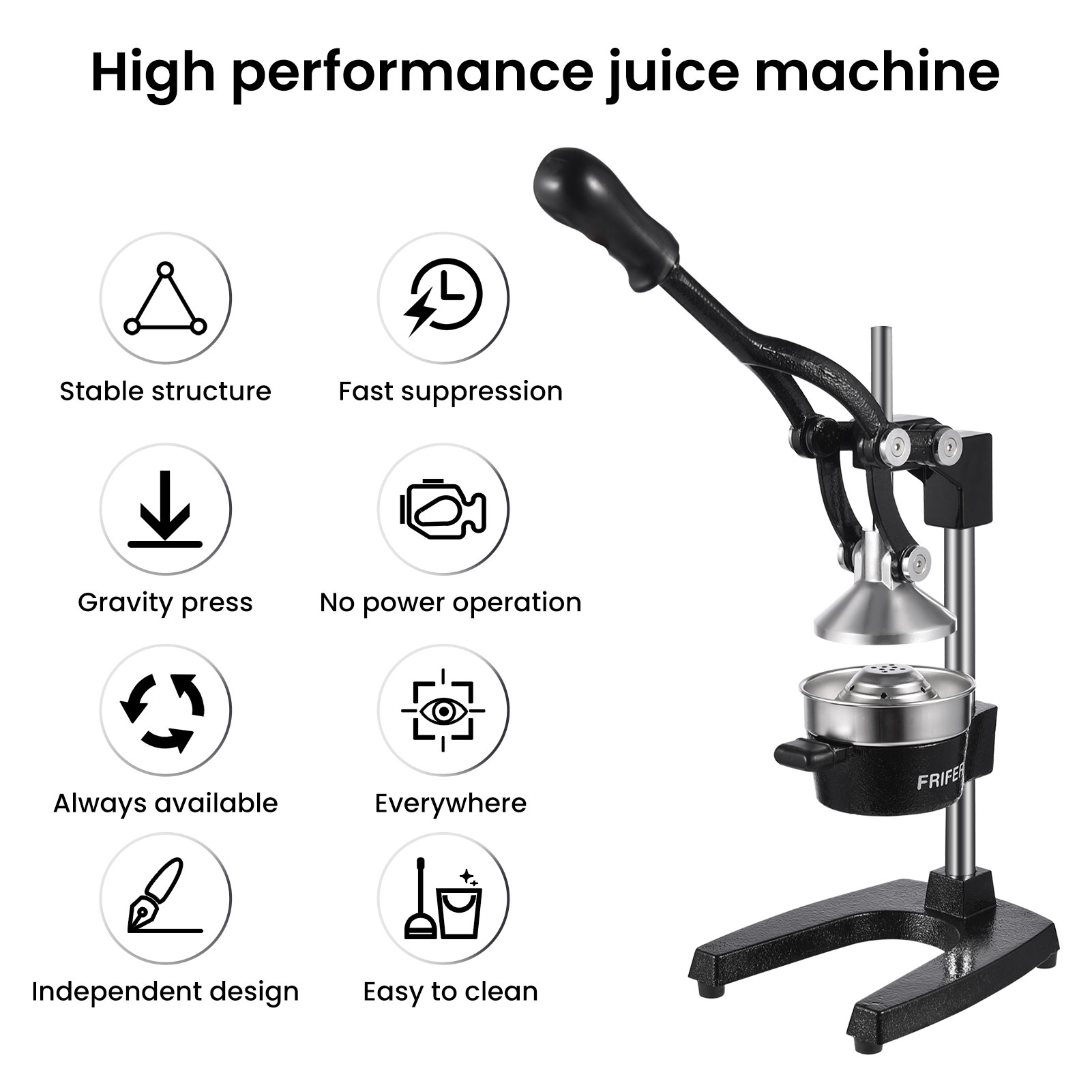 Pemeras Jeruk Manual dari Baja - Commercial Kitchen And Bar ulasan dan harga