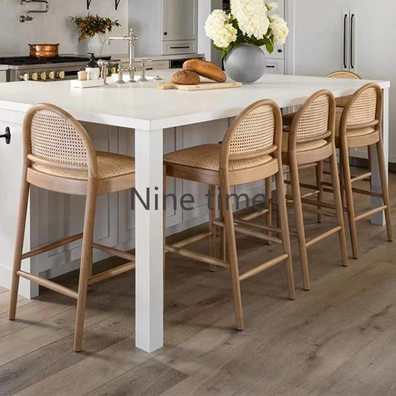 Kursi Bar Dapur Rotan Kayu Sol - Commercial Kitchen And Bar ulasan dan harga